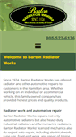 Mobile Screenshot of bartonradiatorworks.com